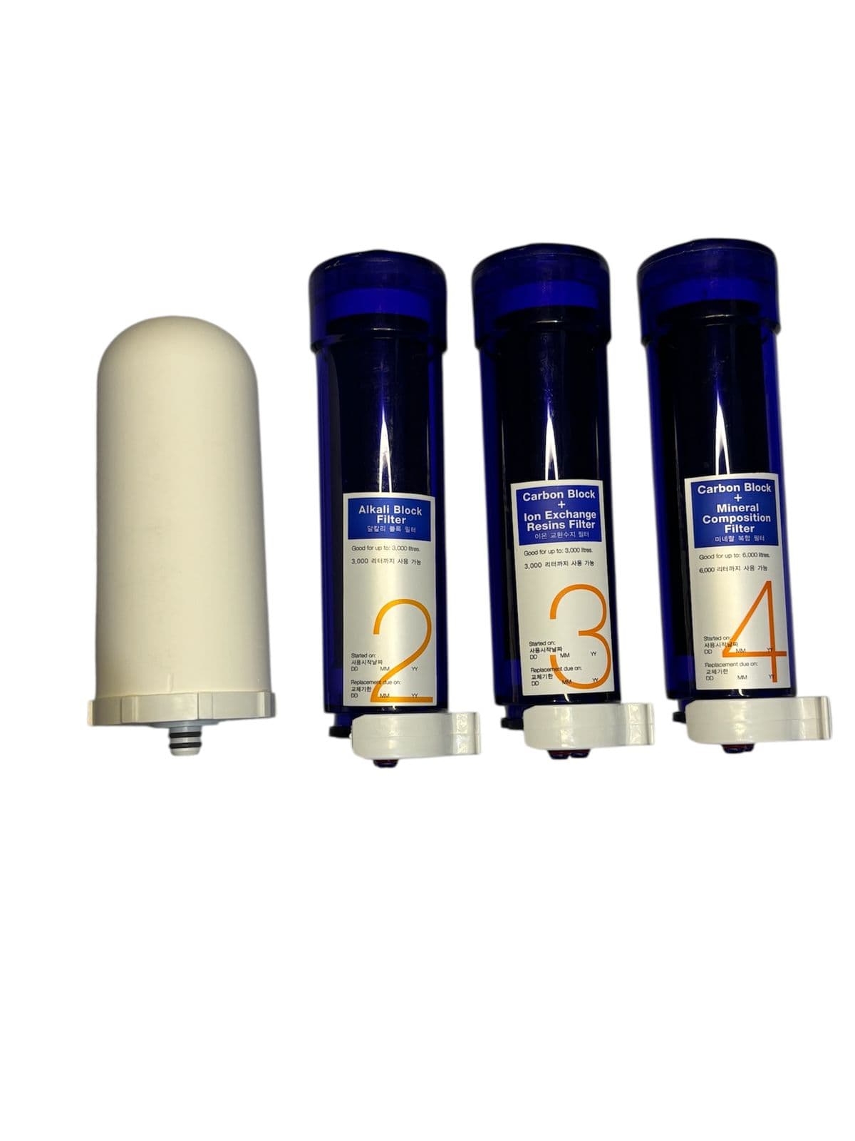 Kit de 3 repuestos azules con cerámica sola